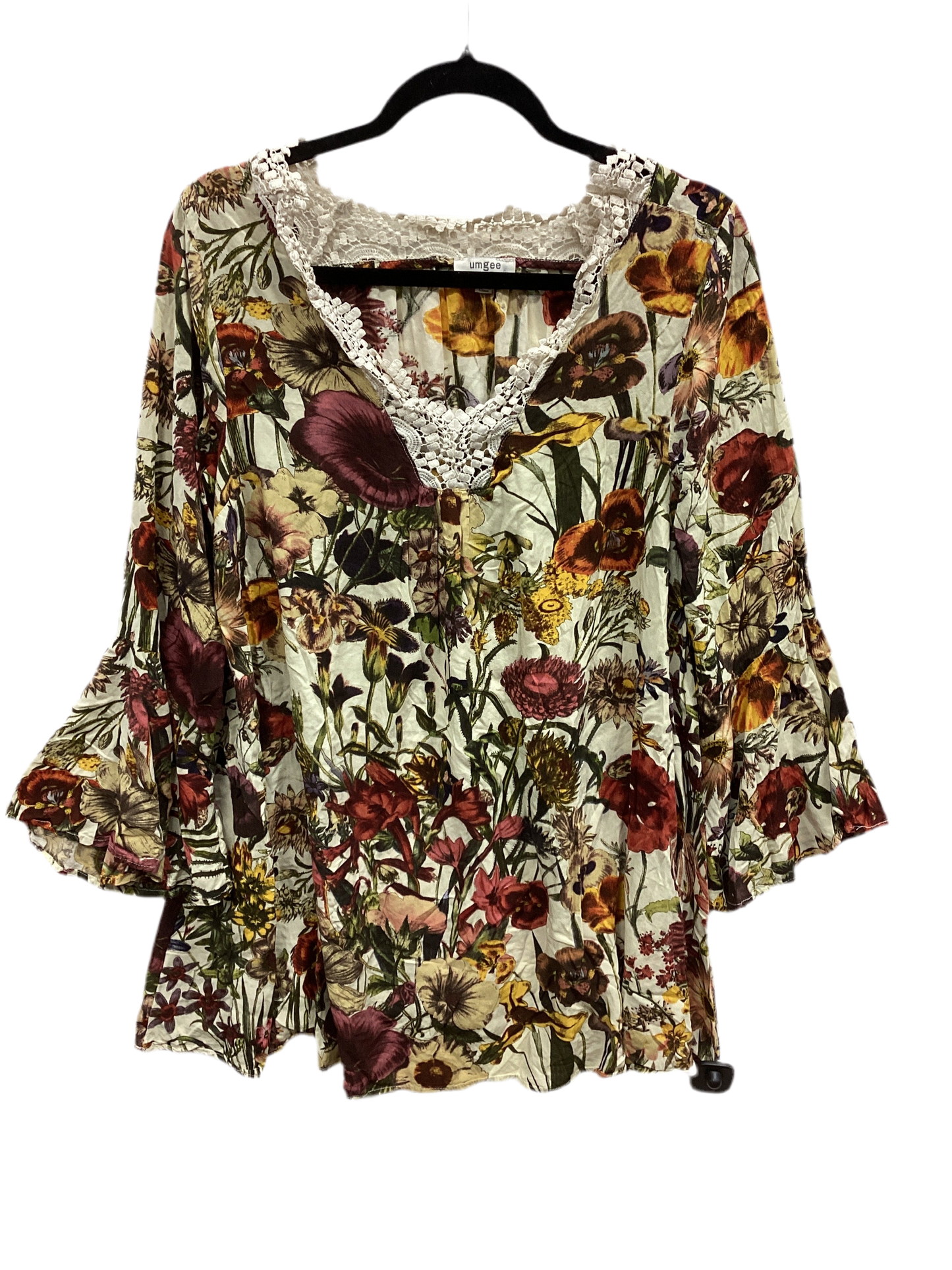 Top Ls By Umgee In Brown, Size:M