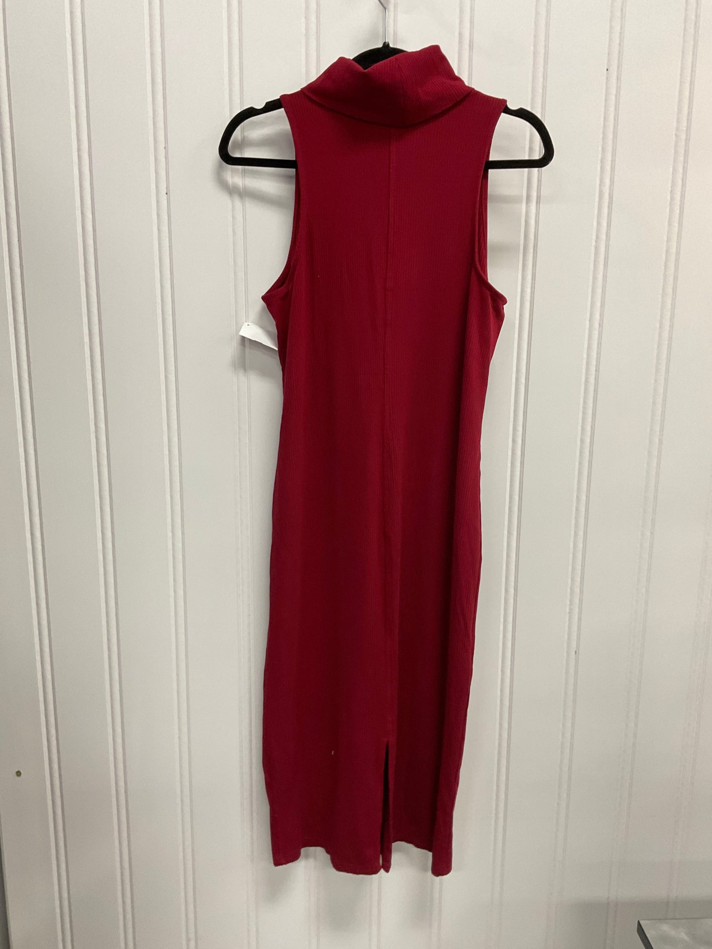 Dress Casual Midi By Banana Republic In Red, Size:M