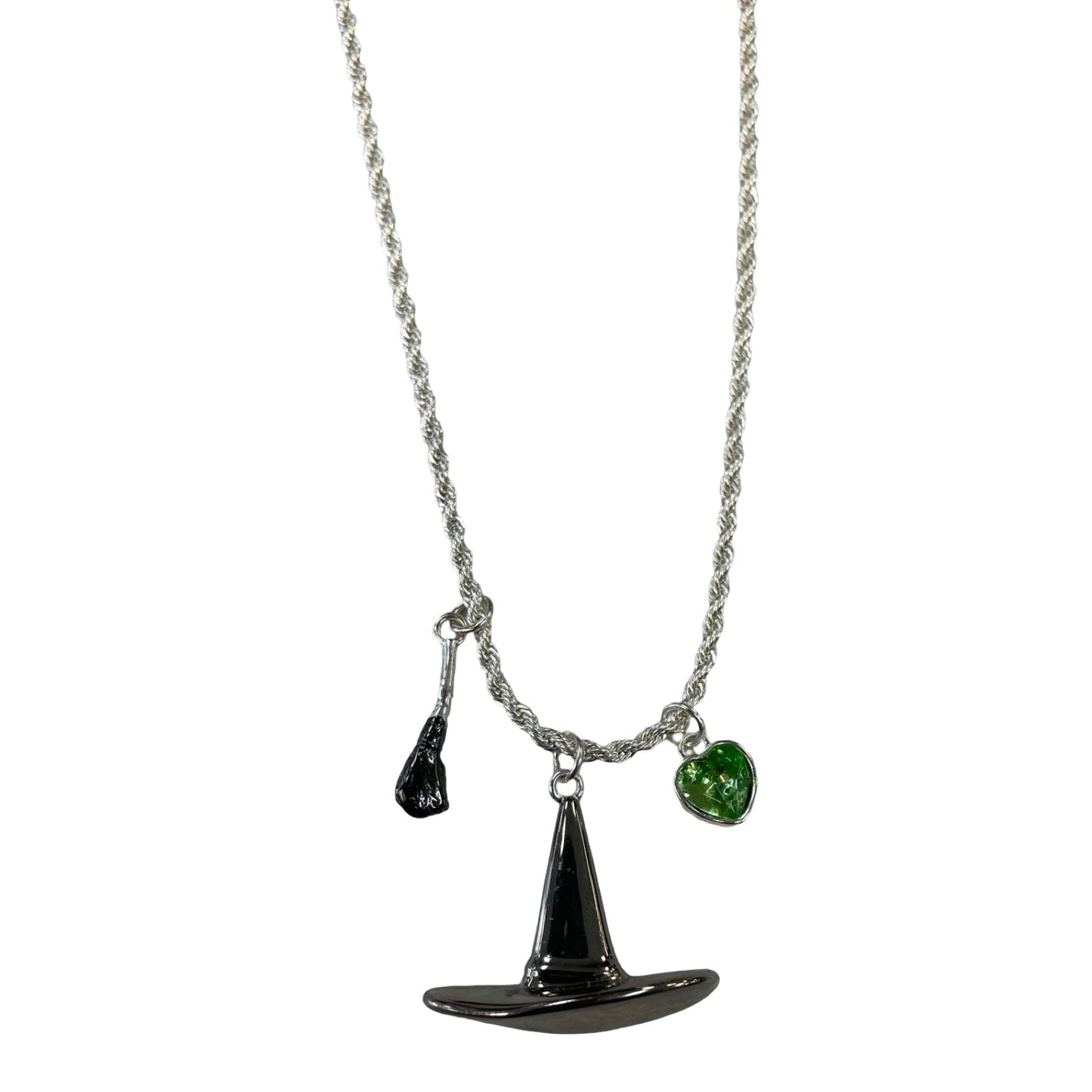 Necklace Other By Alex And Ani In Green & Silver, Size:03 Piece Set
