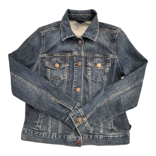 Jacket Denim By Ana In Blue Denim, Size:Xs