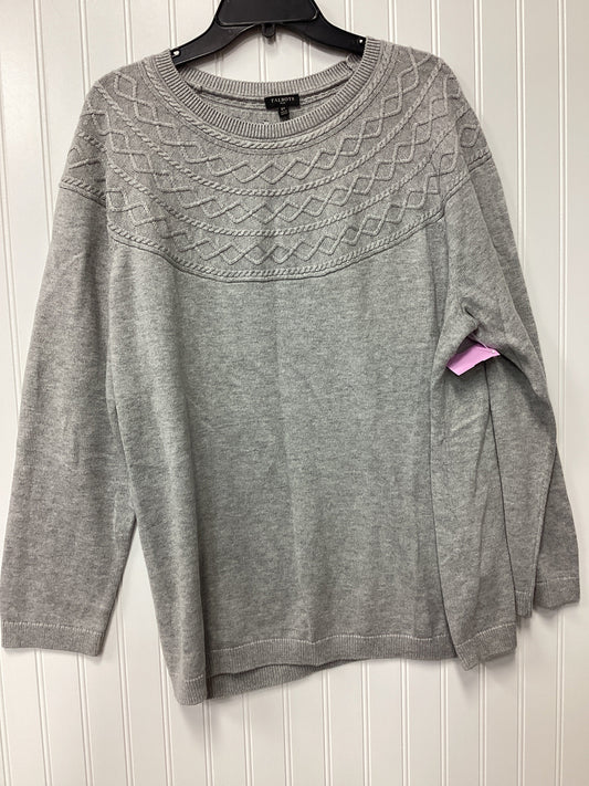 Top Ls By Talbots In Grey, Size:2X