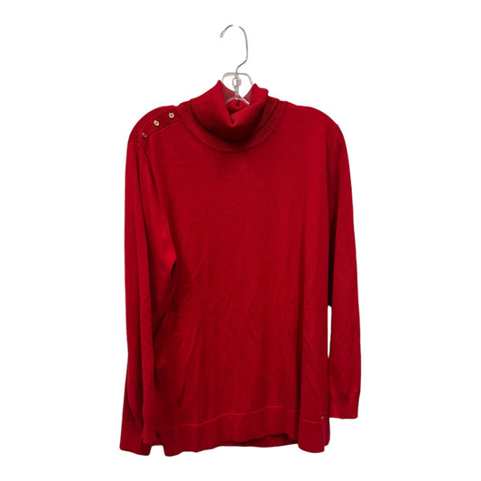 Sweater By Calvin Klein In Red, Size:Xl