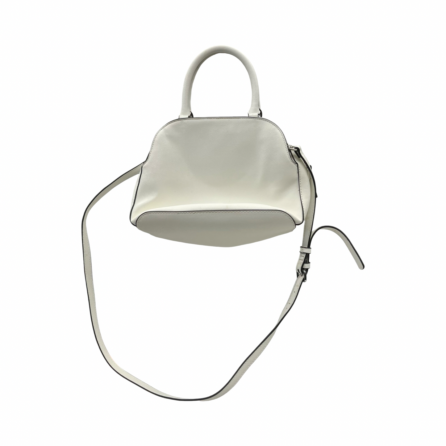 Handbag By Guess In Cream, Size:Medium