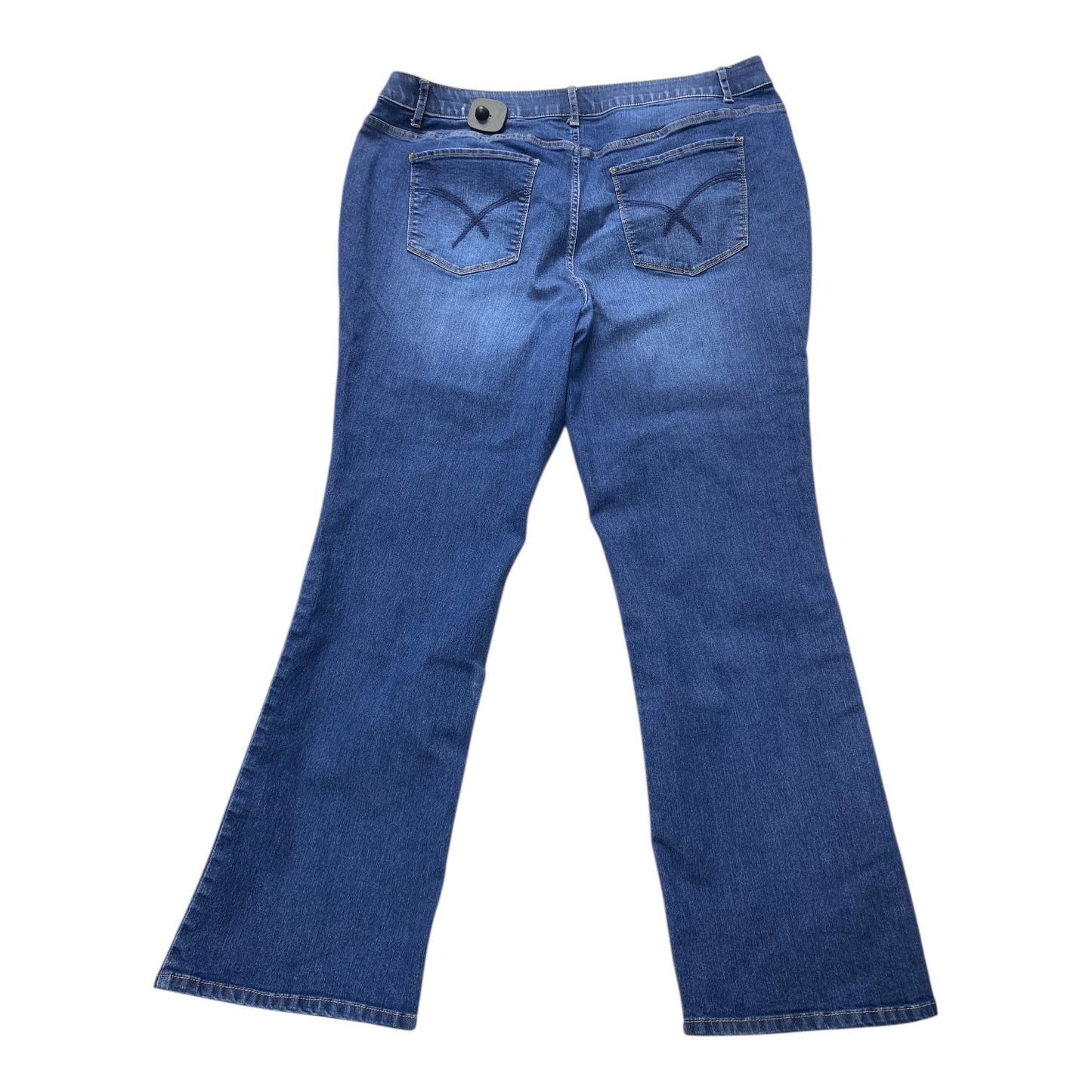 Jeans Boot Cut By Cj Banks In Blue, Size:18