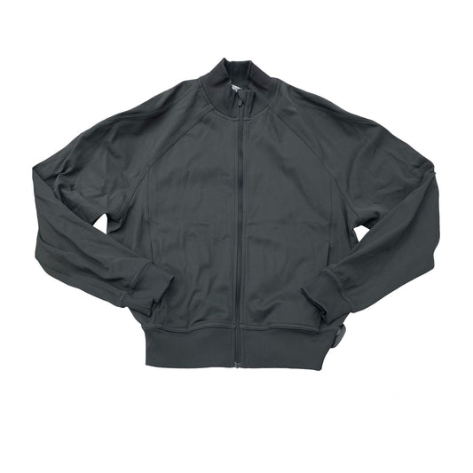 Athletic Jacket By Lululemon In Grey, Size:2