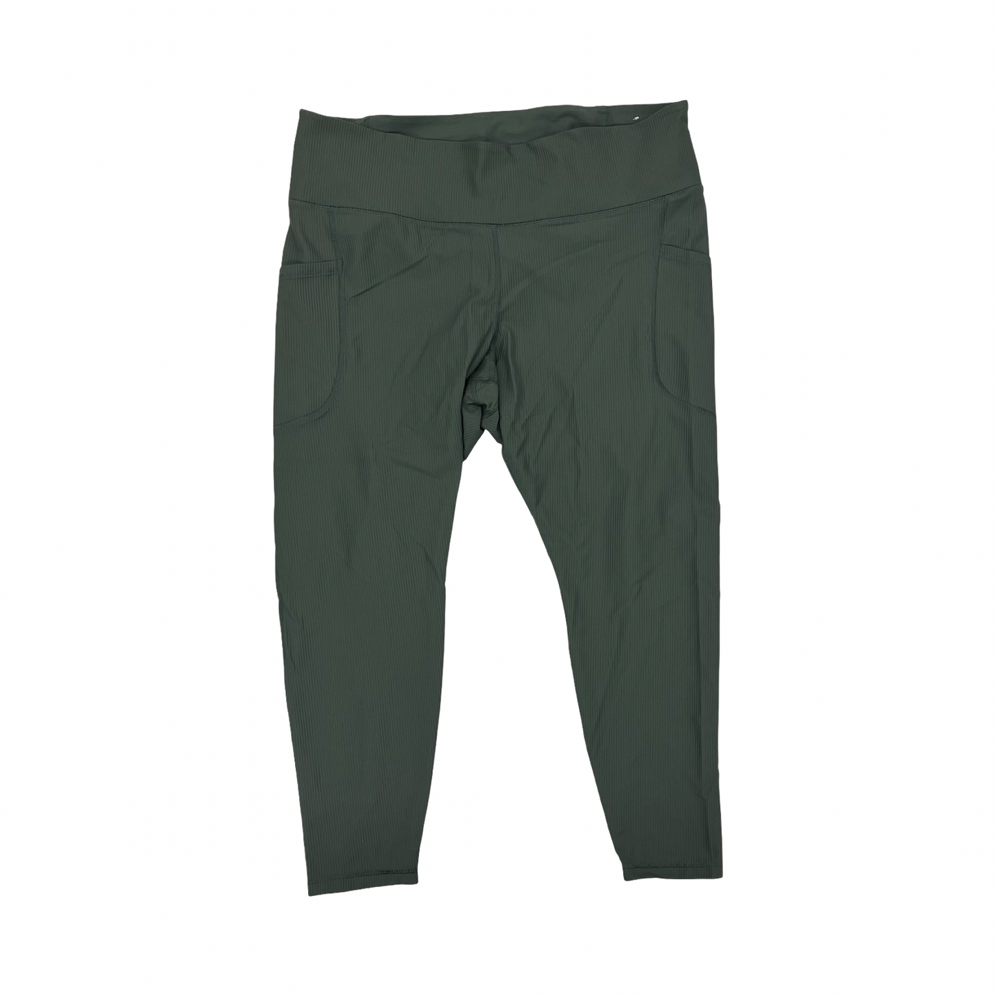 Athletic Leggings Capris By Old Navy In Green, Size:Xxl