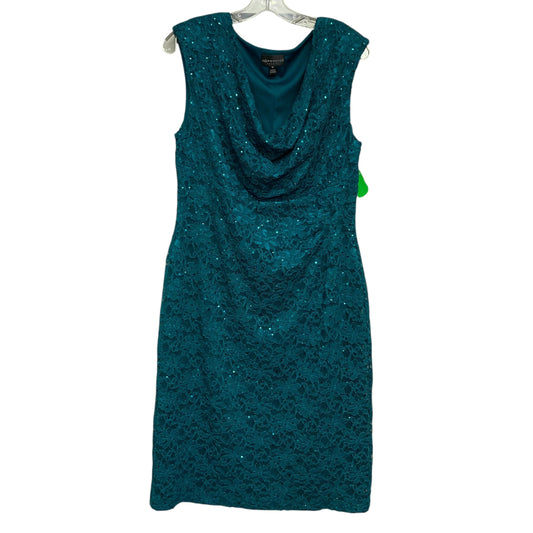 Dress Party Short By Connected Apparel In Teal, Size:Xl