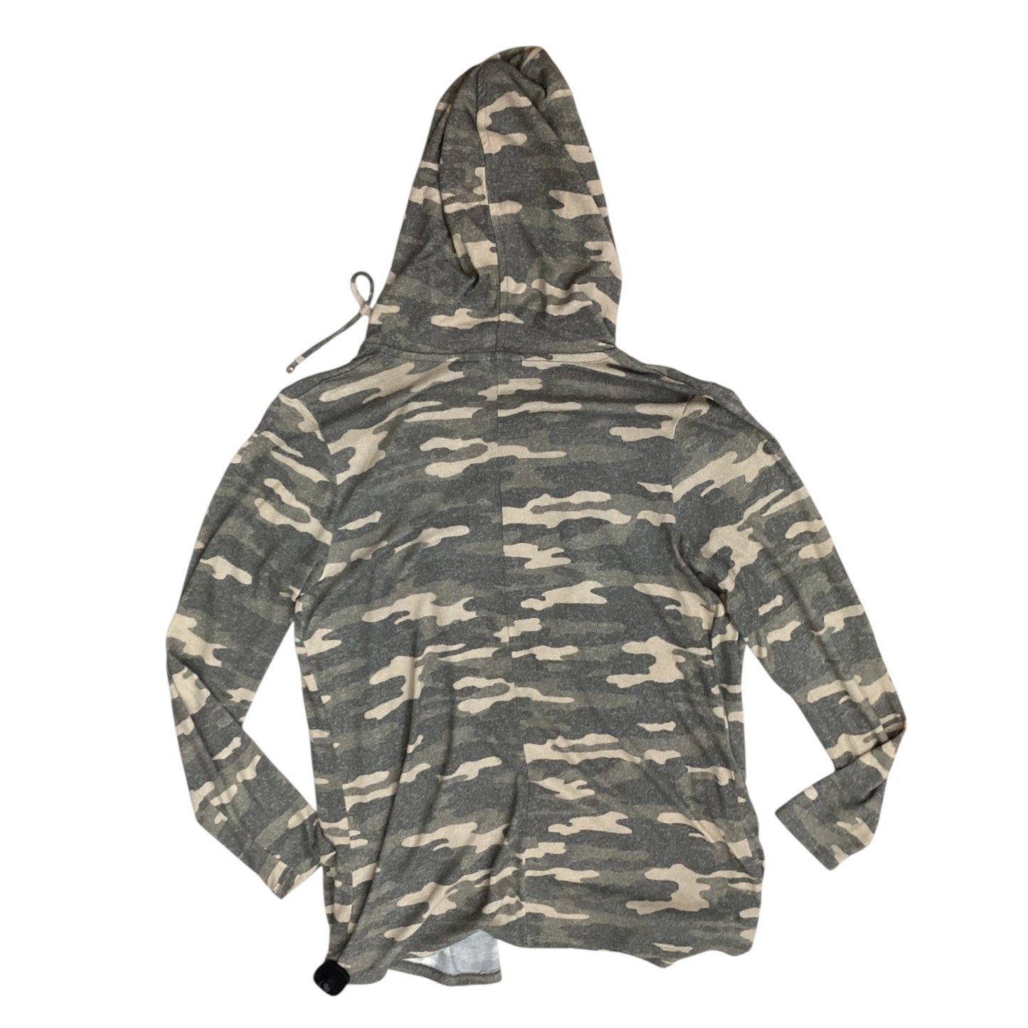 Cardigan By Lucky Brand In Camouflage Print, Size:L
