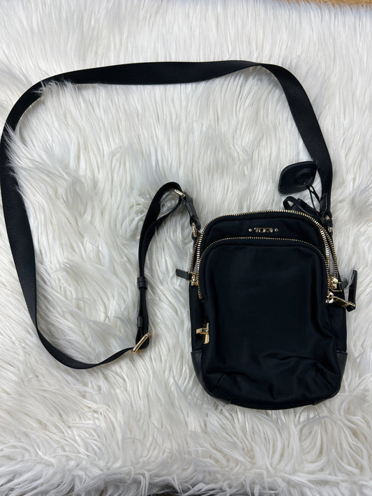 Handbag Designer By Tumi In Black, Size:Small