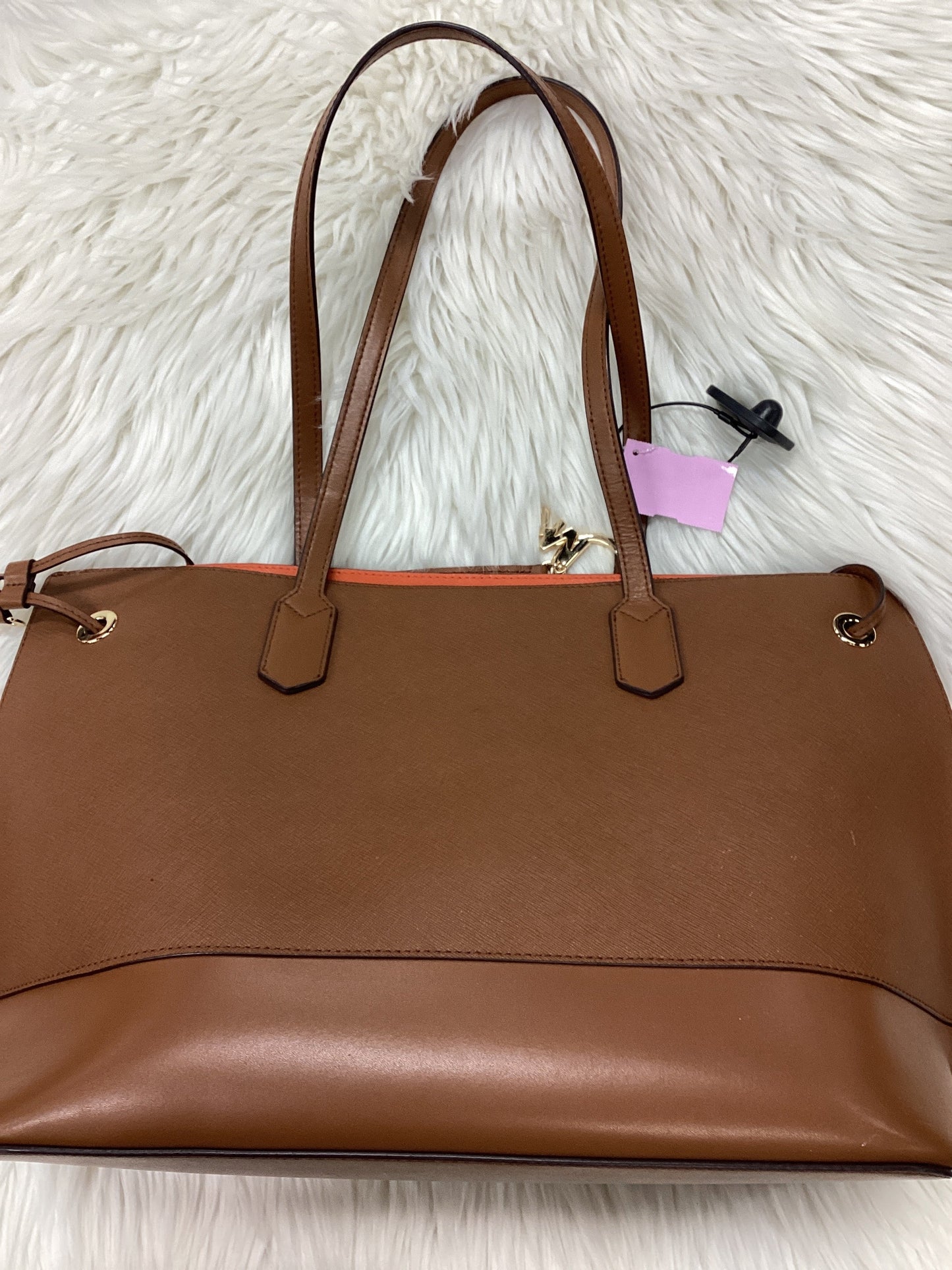 Handbag Designer By Michael Kors In Brown, Size:Large