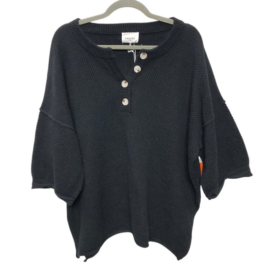 Sweater Ss By Andree By Unit In Black, Size:L