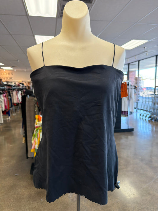 Athletic Tank Top By Nike Apparel In Black, Size:L
