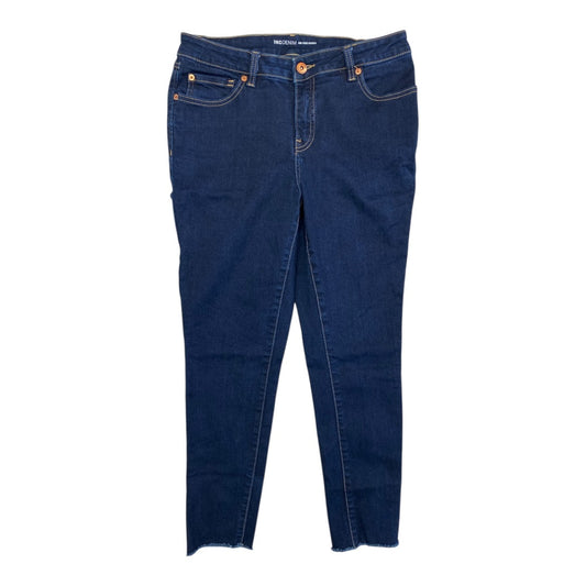 Jeans Skinny By Inc In Blue Denim, Size:10