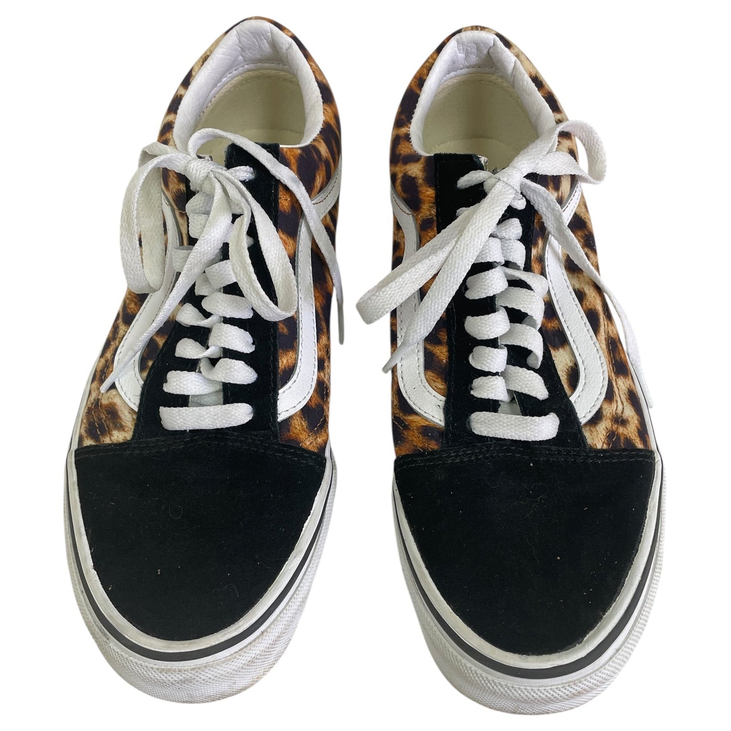 SHOES SNEAKERS by VANS In ANIMAL PRINT, Size: 6.5