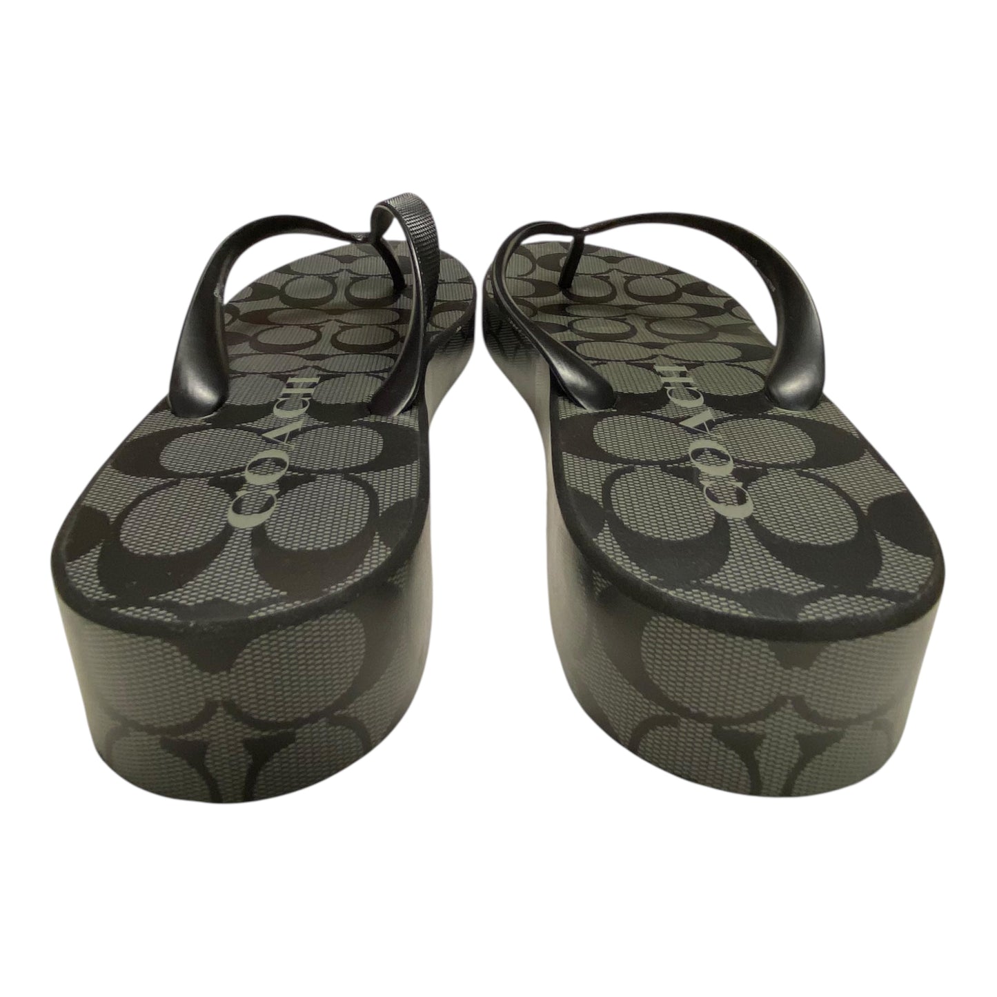 Sandals Designer By Coach In Black, Size:10