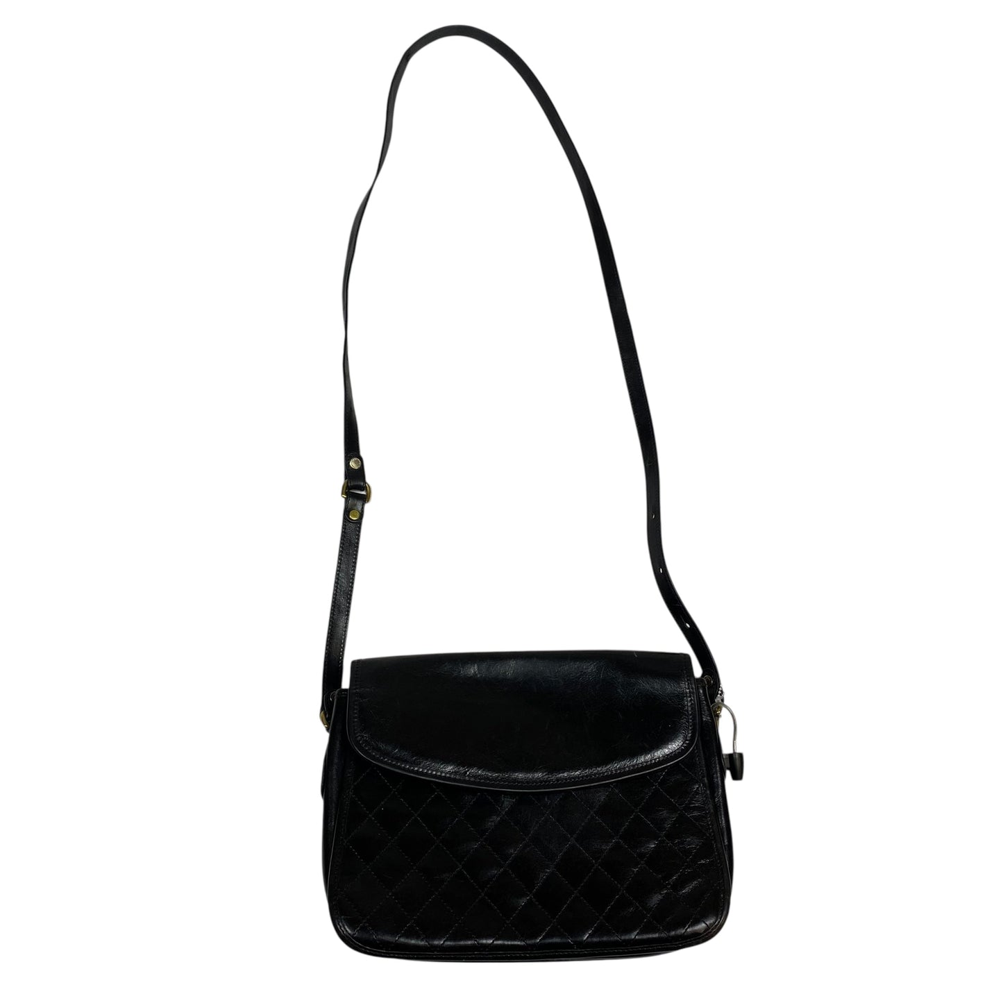 Crossbody Designer By Brahmin In Black, Size:Small