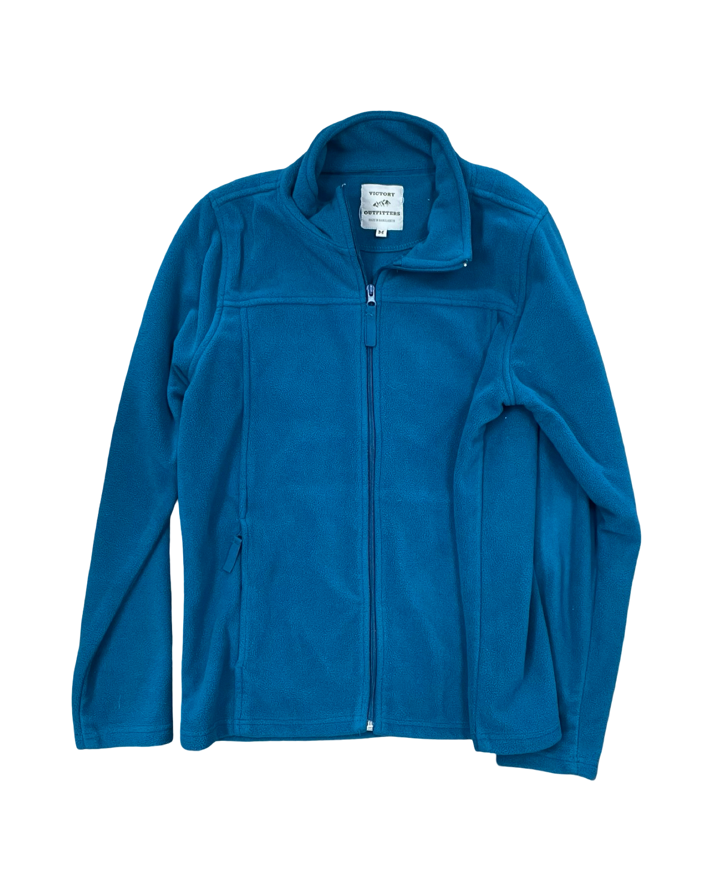 Jacket Fleece By Clothes Mentor In Green, Size:M