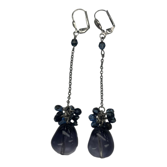 Earrings Dangle/Drop By Clothes Mentor In Blue