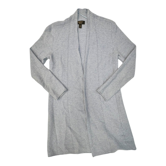 Sweater Cardigan Cashmere By Charter Club In Blue, Size:Xs