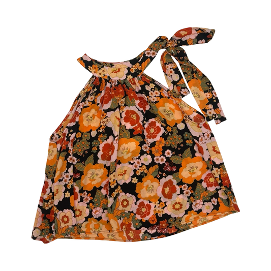 Blouse Sleeveless By Cmf In Floral Print, Size:M