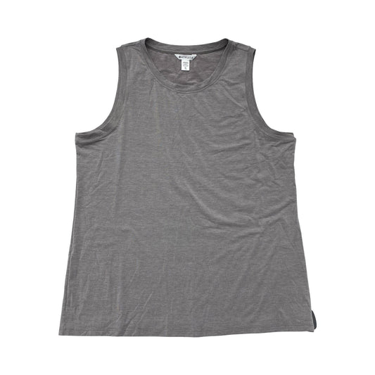 Athletic Tank Top By Athleta In Grey, Size:Xl
