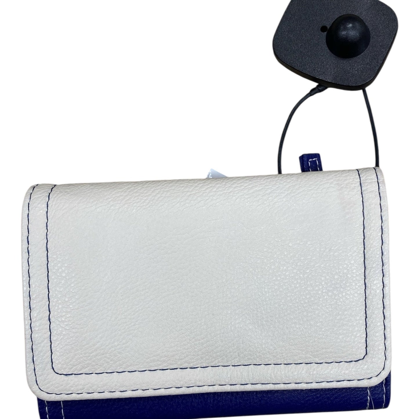 Wallet By Cmc In Blue & Cream, Size:Small