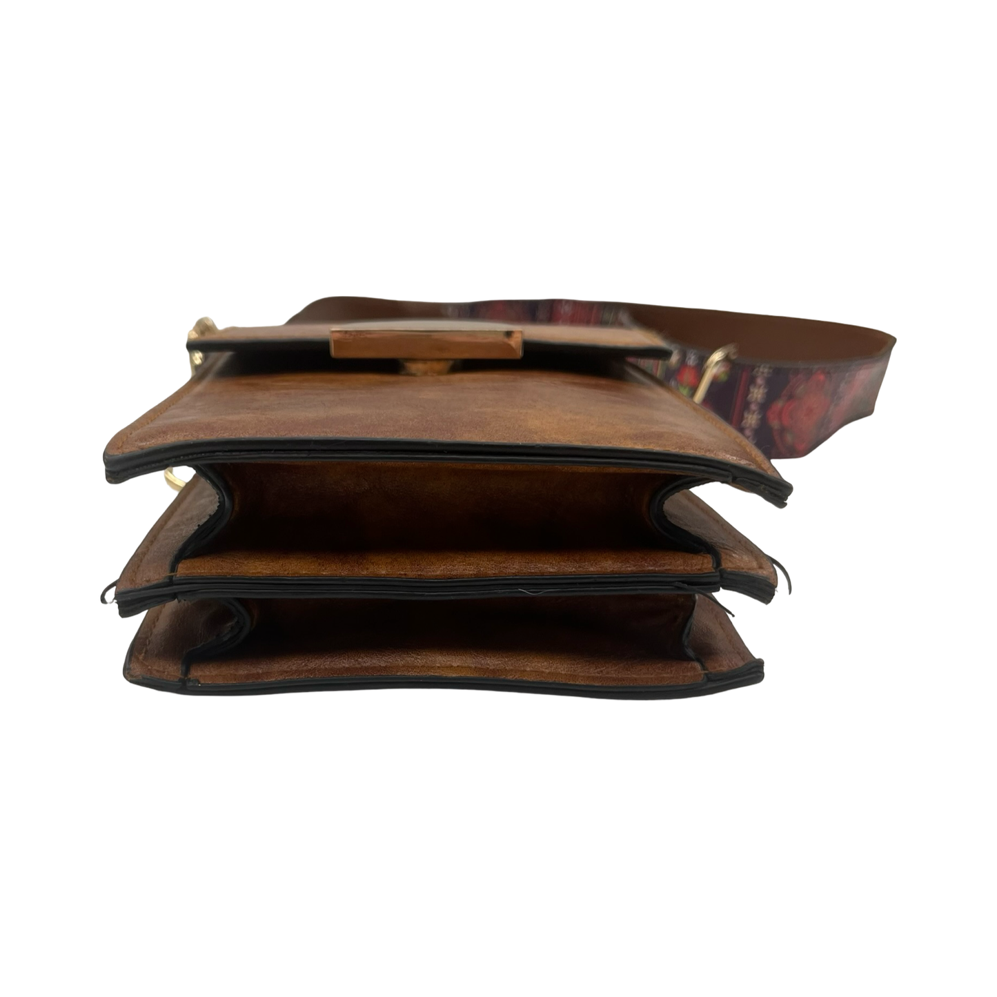 Crossbody By Clothes Mentor In Brown, Size:Small