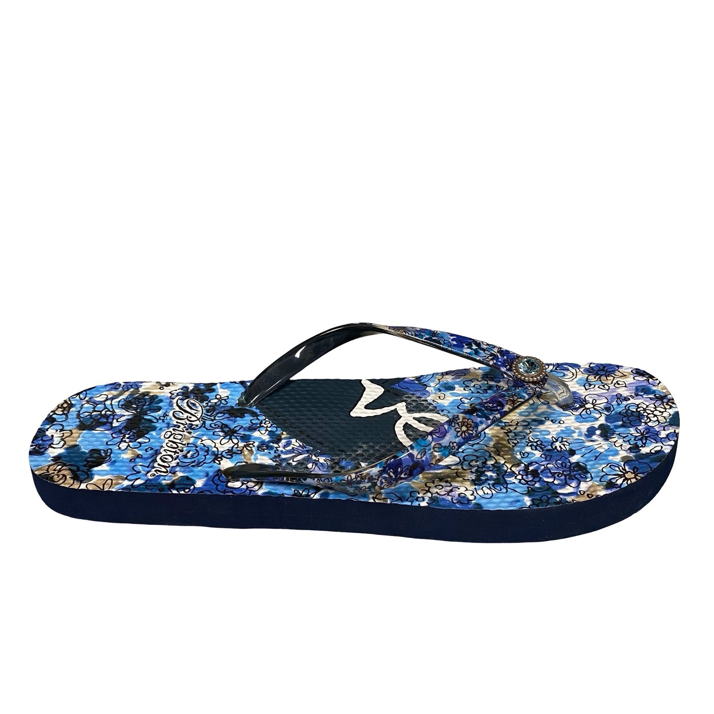 Sandals Designer By Brighton In Blue, Size:8