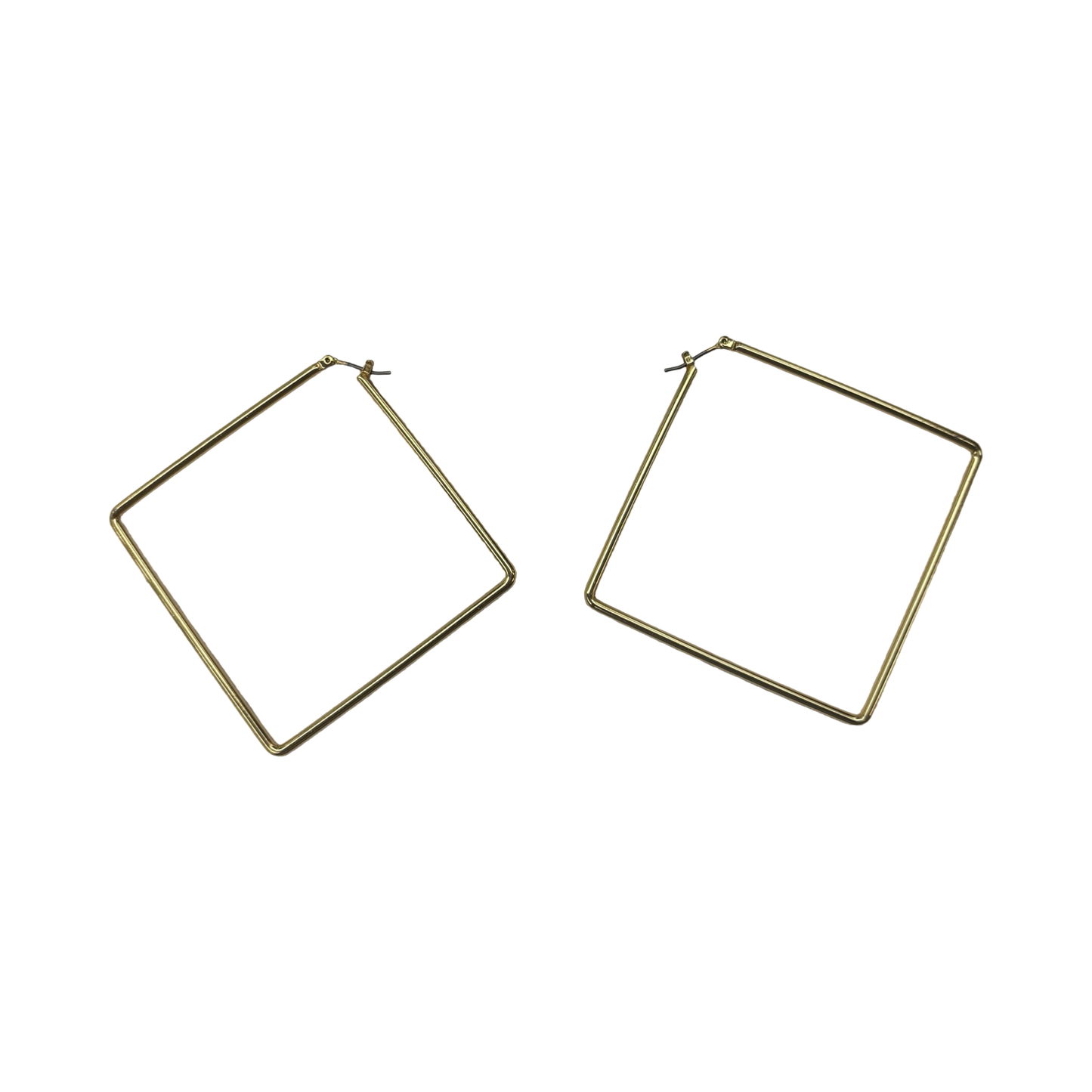 Earrings Hoop By Clothes Mentor In Gold
