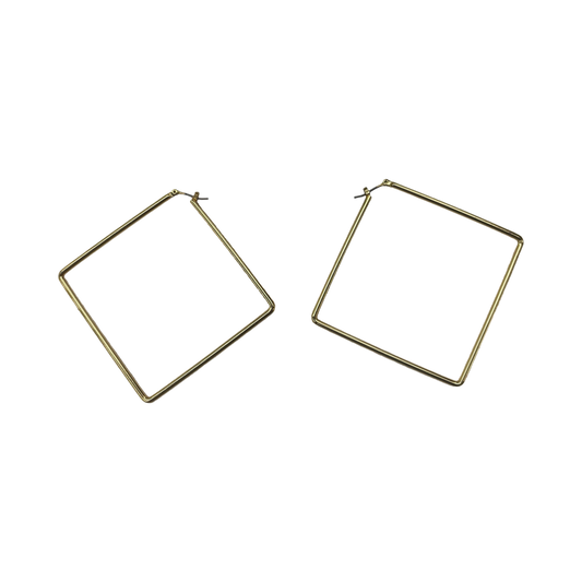 Earrings Hoop By Clothes Mentor In Gold
