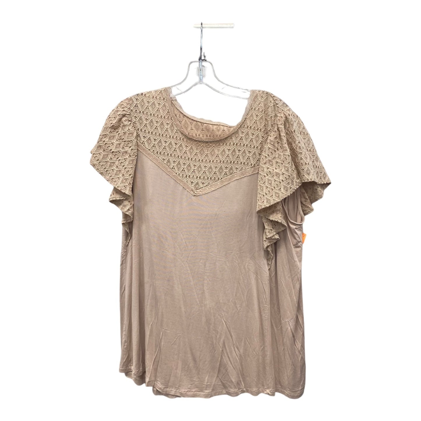 Top Ss By Torrid In Tan, Size:2X