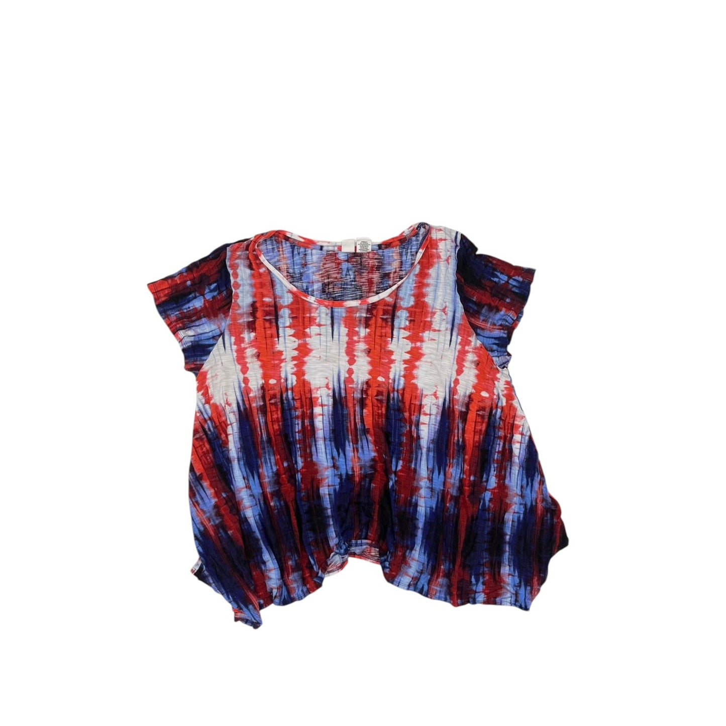 Top Ss By Artisan Ny In Blue Red & White, Size:3X