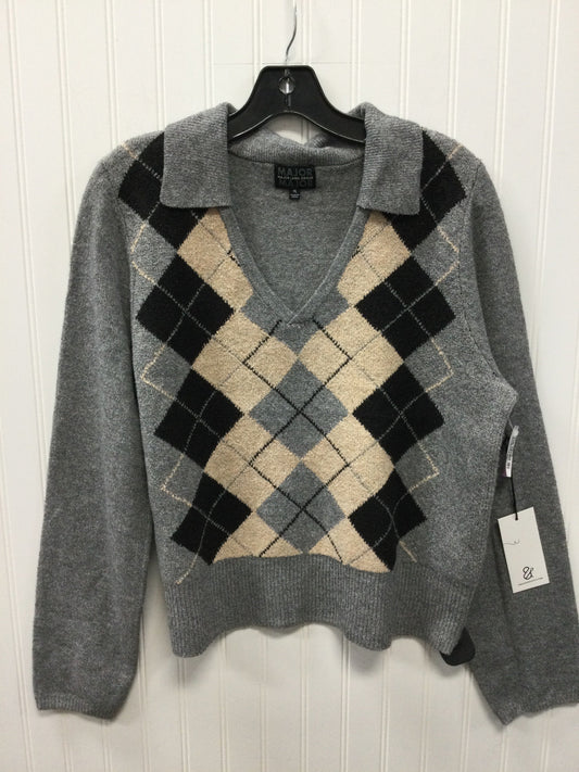 Top Ls By Thread And Supply In Grey, Size:Xl