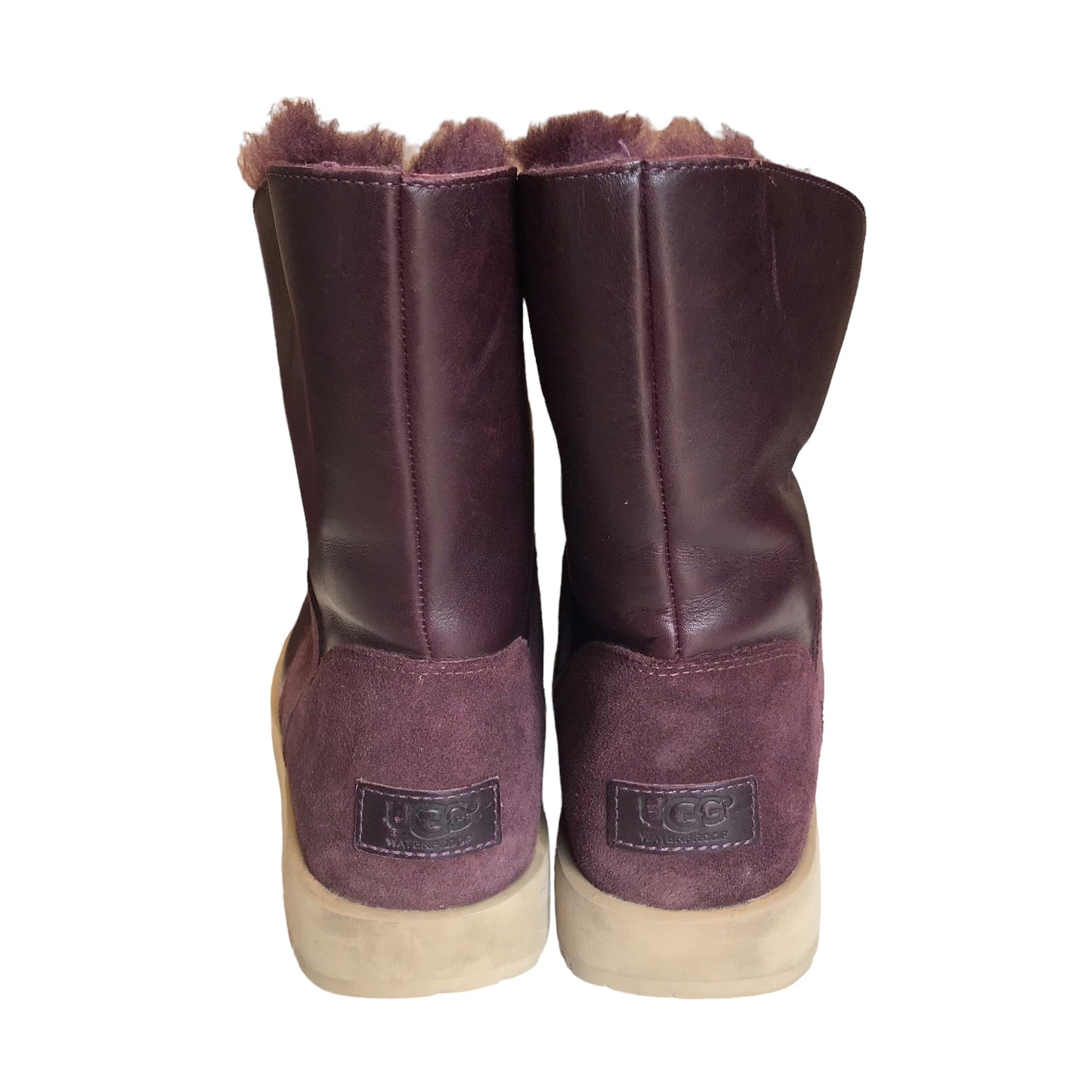 PURPLE BOOTS DESIGNER by UGG Size:10