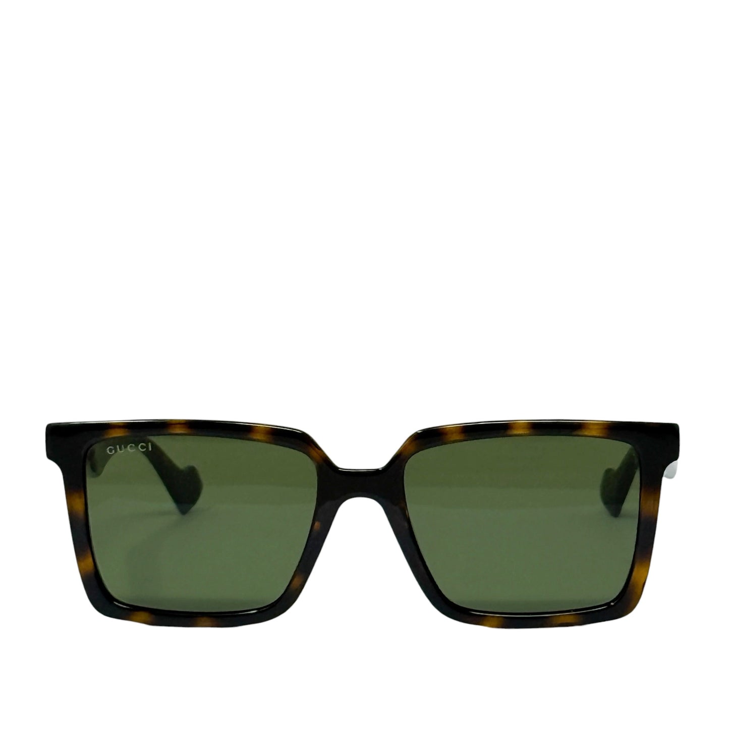 GG1540S-002 Havanna Square Men’s Sunglasses Luxury Designer By Gucci, Size: