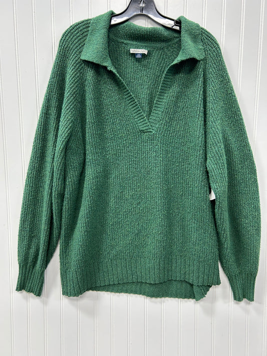 Sweater By American Eagle In Green, Size:L