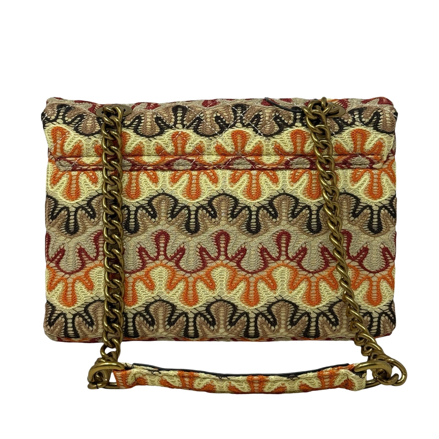 Brixton Embroidered Shoulder Bag Designer By Kurt Geiger, Size: Medium