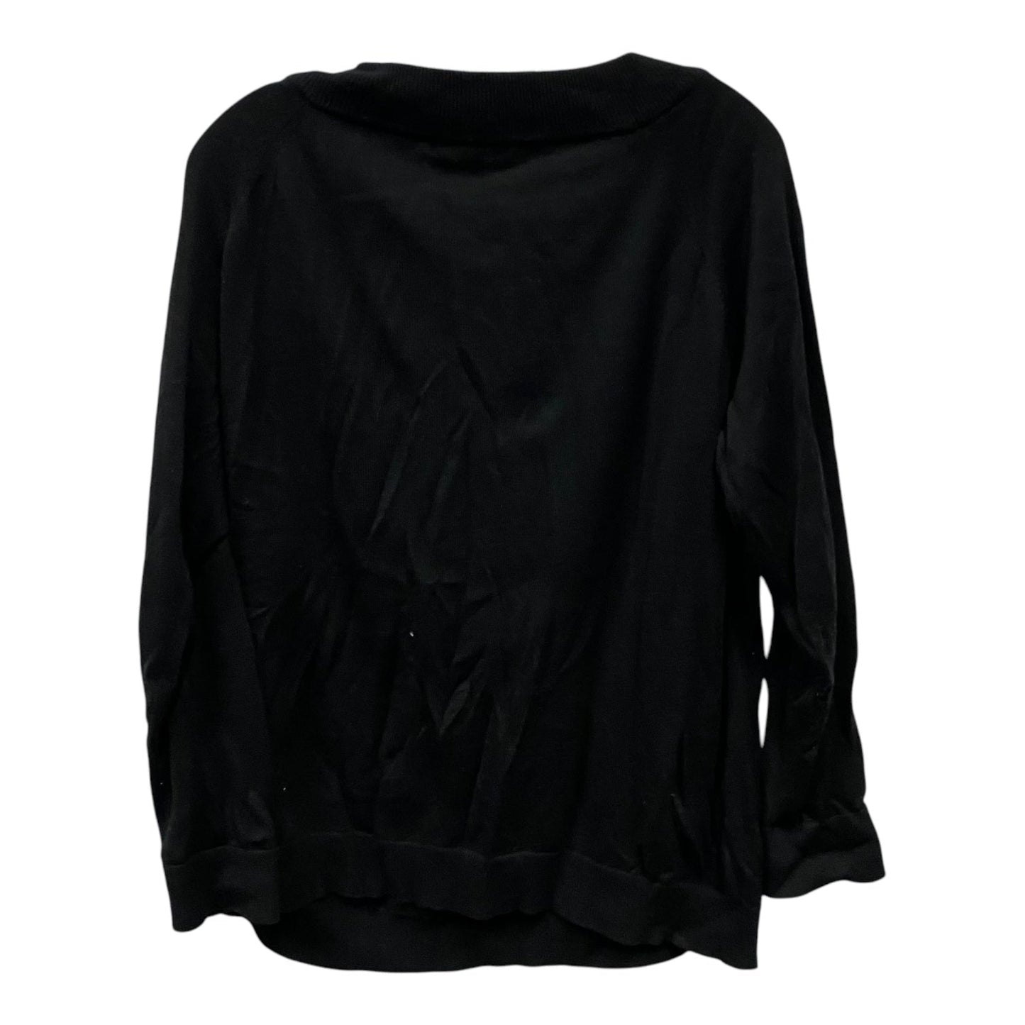 Sweater By Lauren By Ralph Lauren In Black, Size:2X