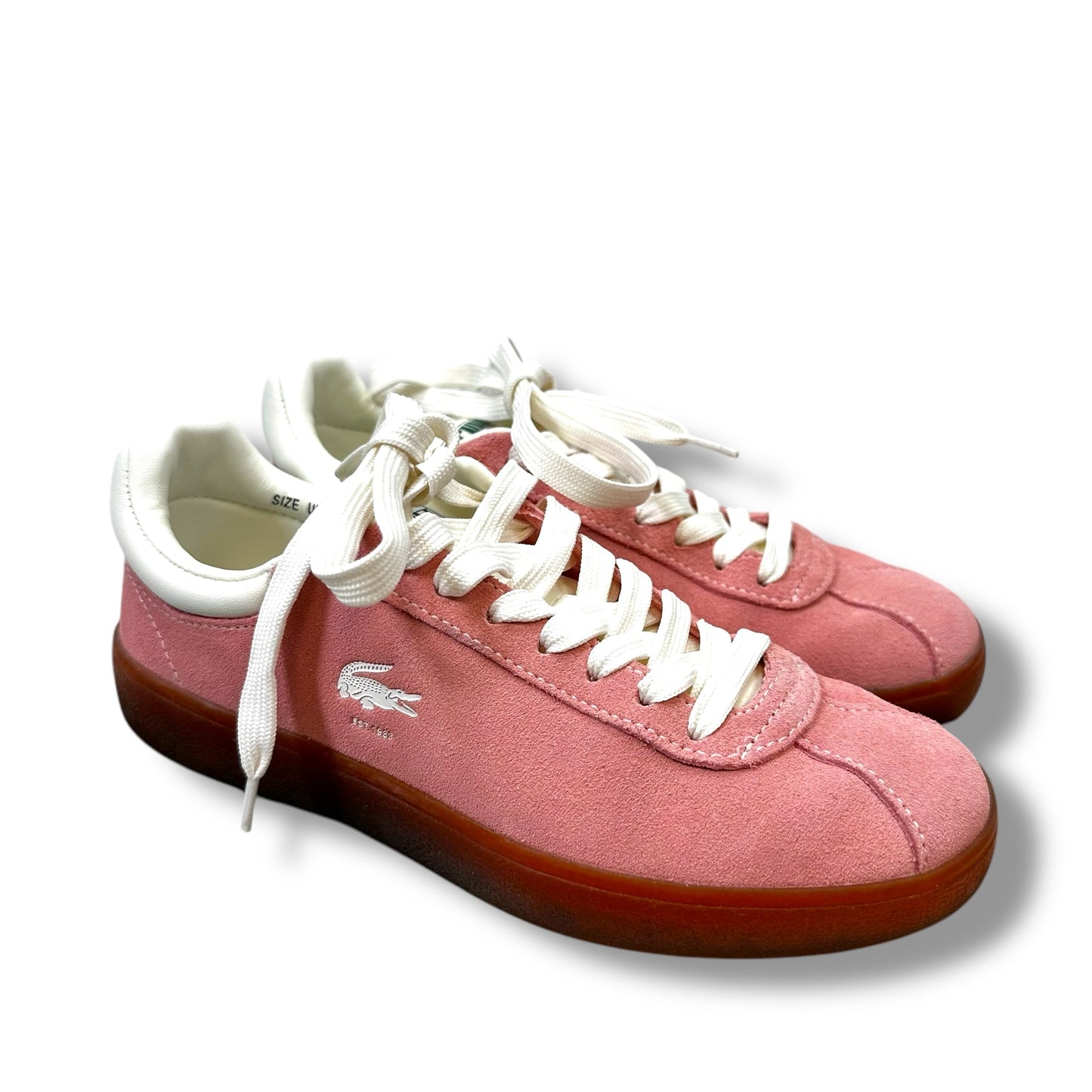 Baseshot Translucent Sole Sneakers By Lacoste In Pink, Size: 5