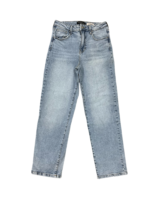 Jeans Straight By Bcbg In Blue Denim, Size:6