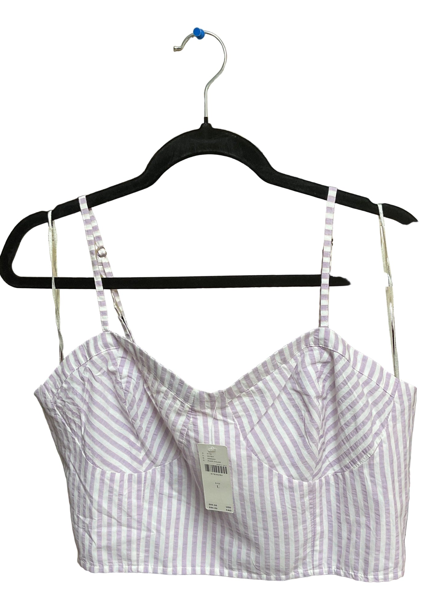 Top Sleeveless By Anthropologie In Striped Pattern, Size:L