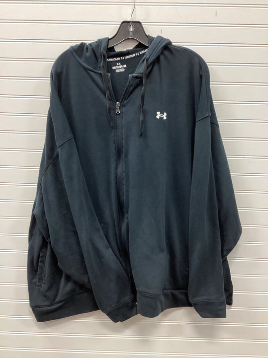 Athletic Jacket By Under Armour In Black, Size:3X