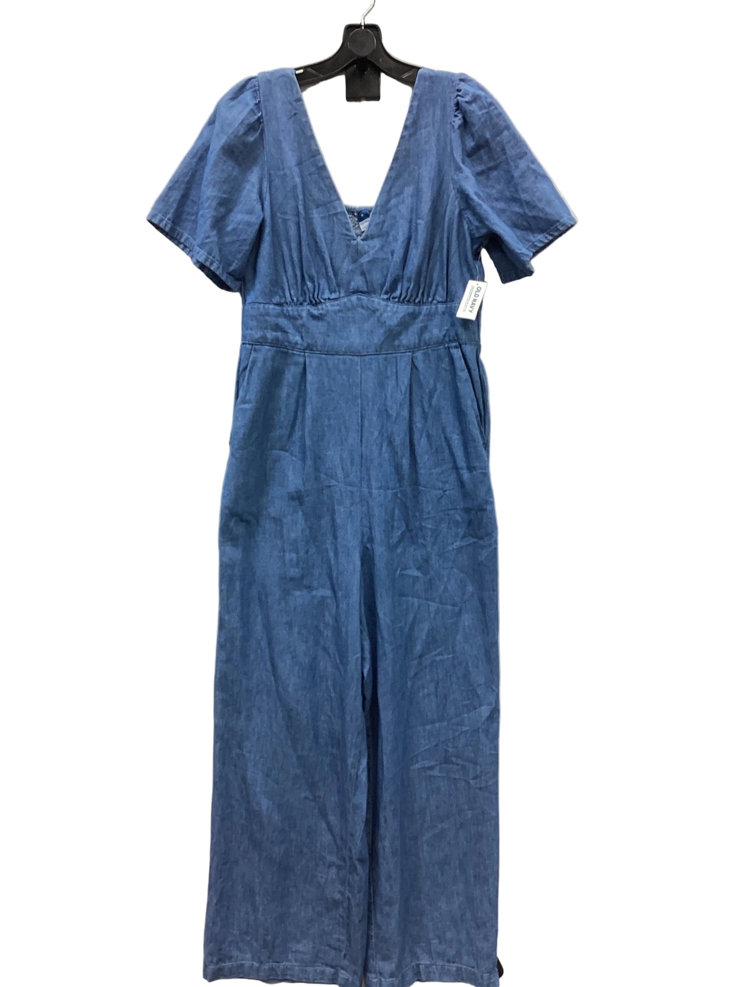 Jumpsuit By Old Navy In Blue Denim, Size:M