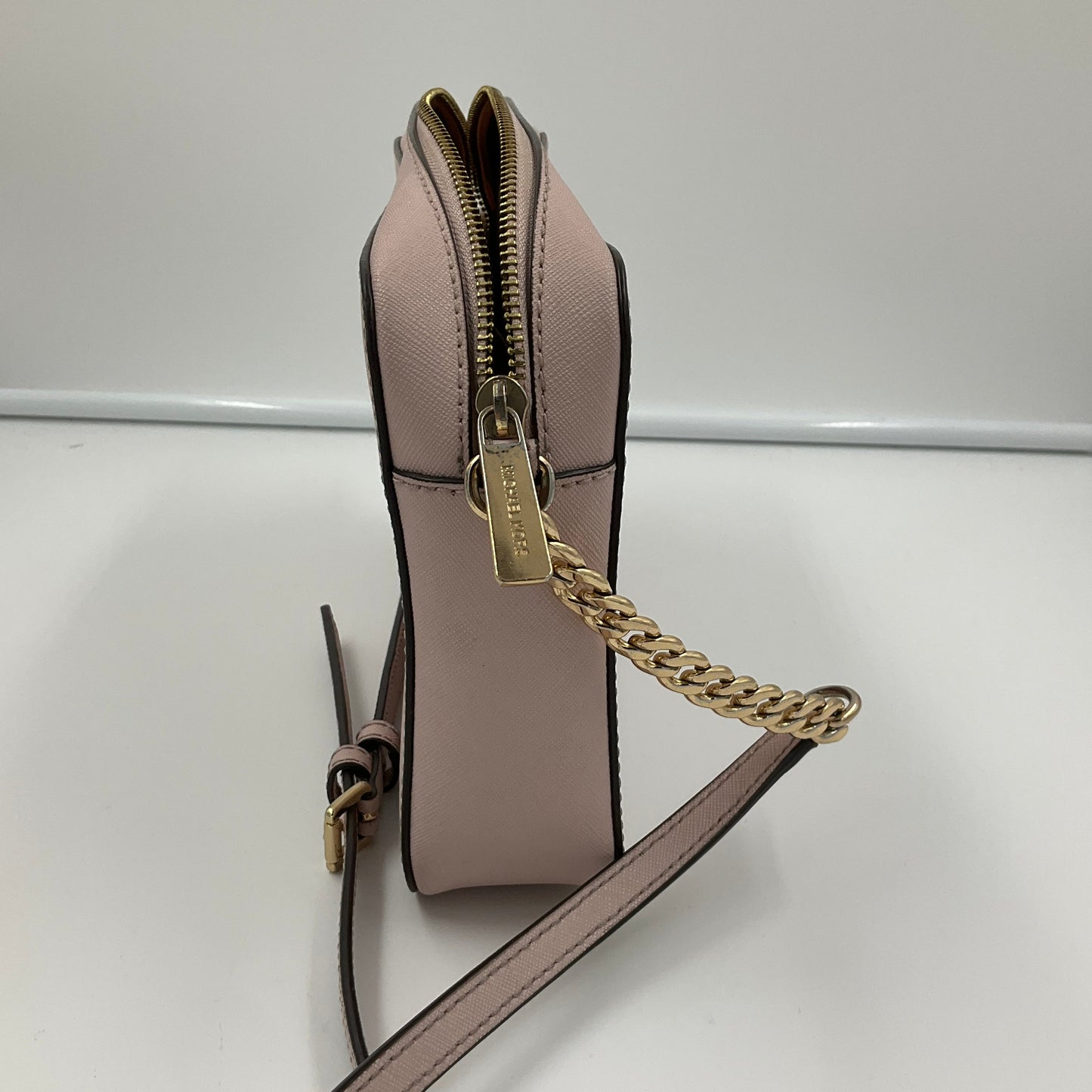 Crossbody Designer By Michael Kors In Pink, Size:Medium