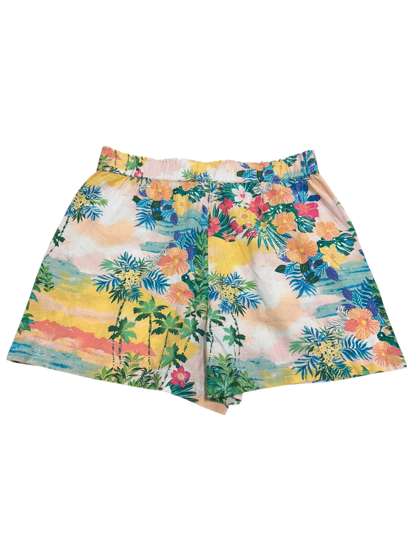 Shorts By Talbots In Tropical Print, Size:L