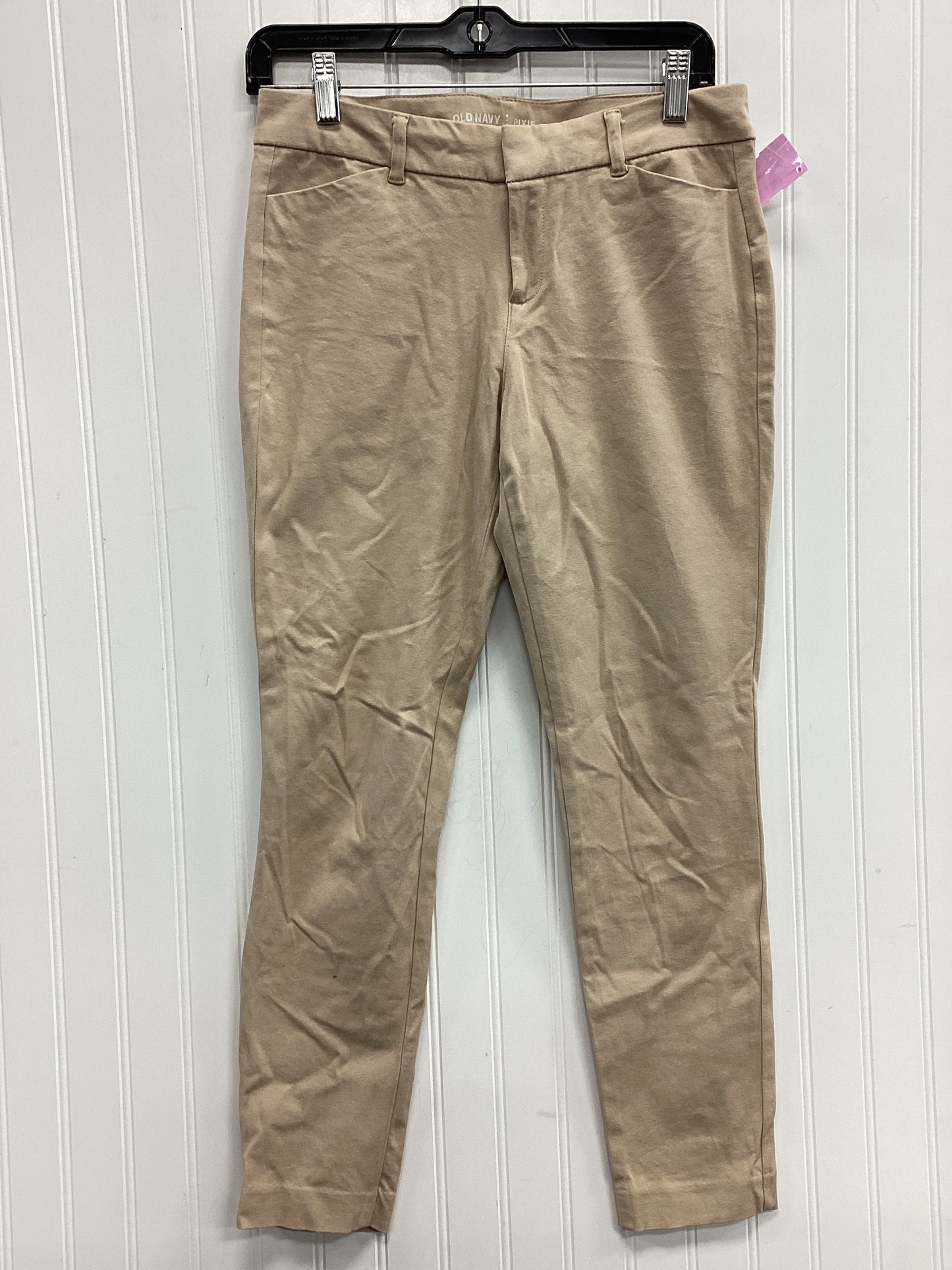 Pants Cropped By Old Navy In Tan, Size:4