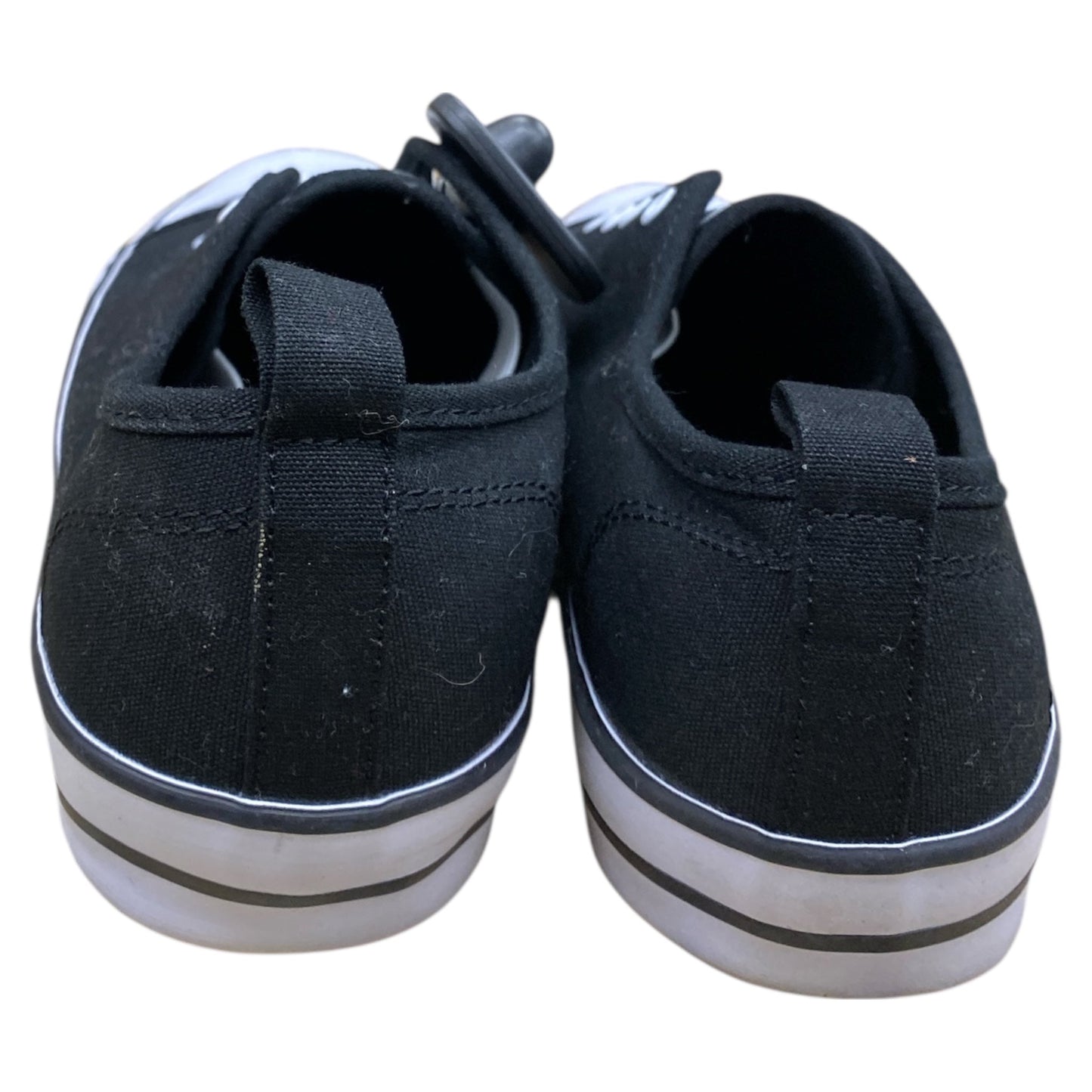 Shoes Flats By Relativity In Black & White, Size:8