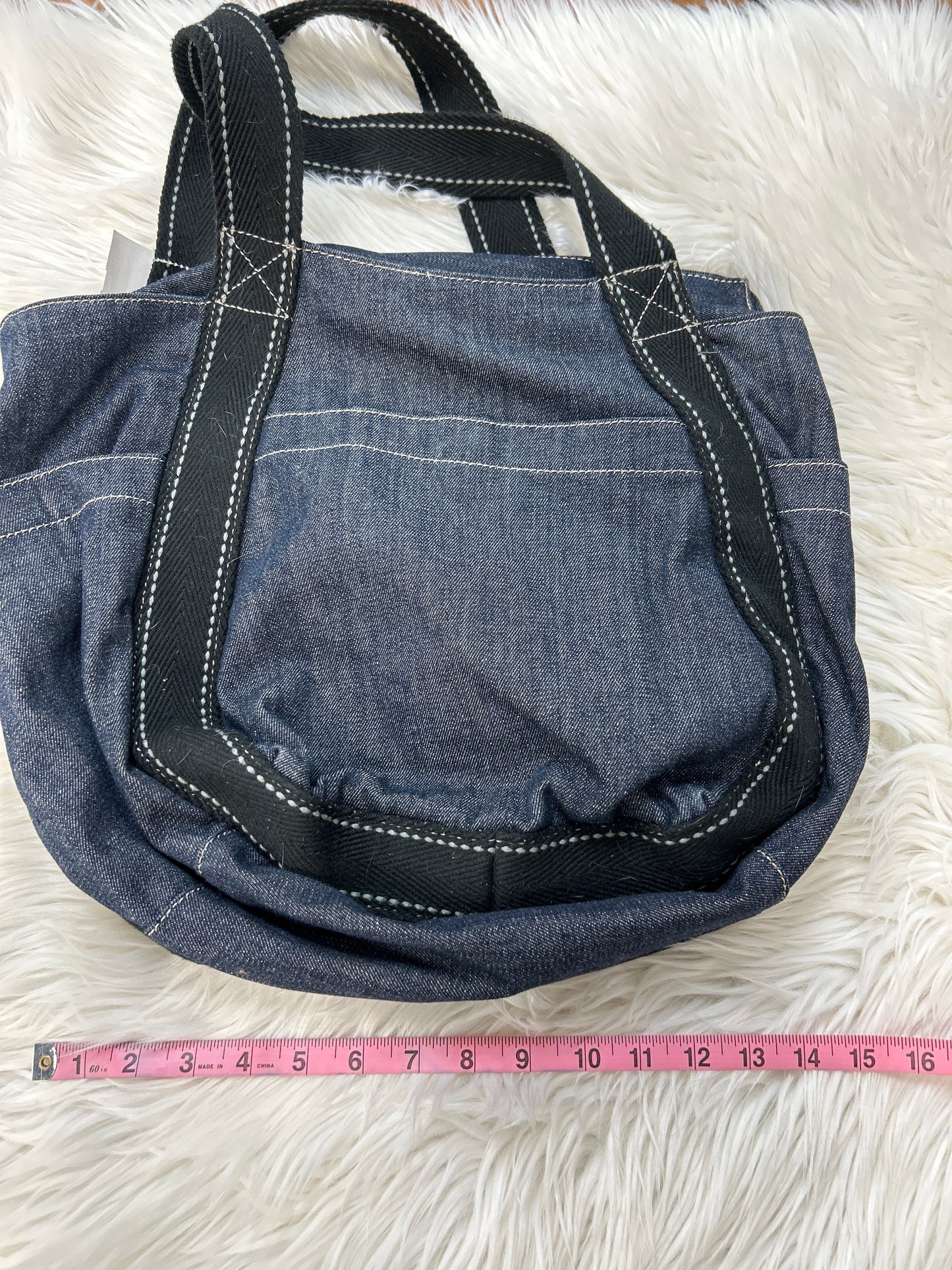 Tote By Chala In Blue Denim, Size:Large