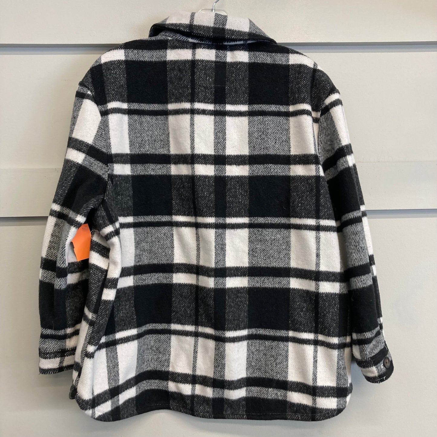 Jacket Shirt By Old Navy In Black & White, Size:1X