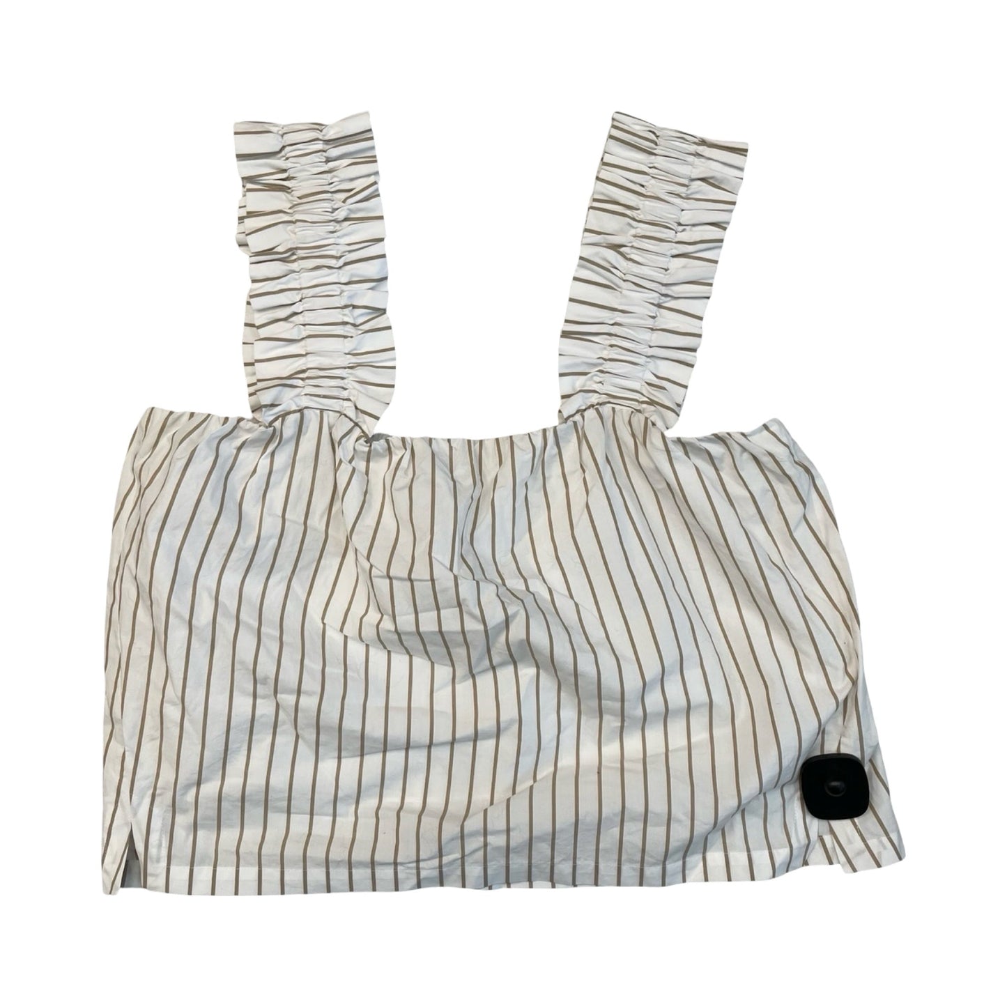 Top Sleeveless By Frame In Striped Pattern, Size:M
